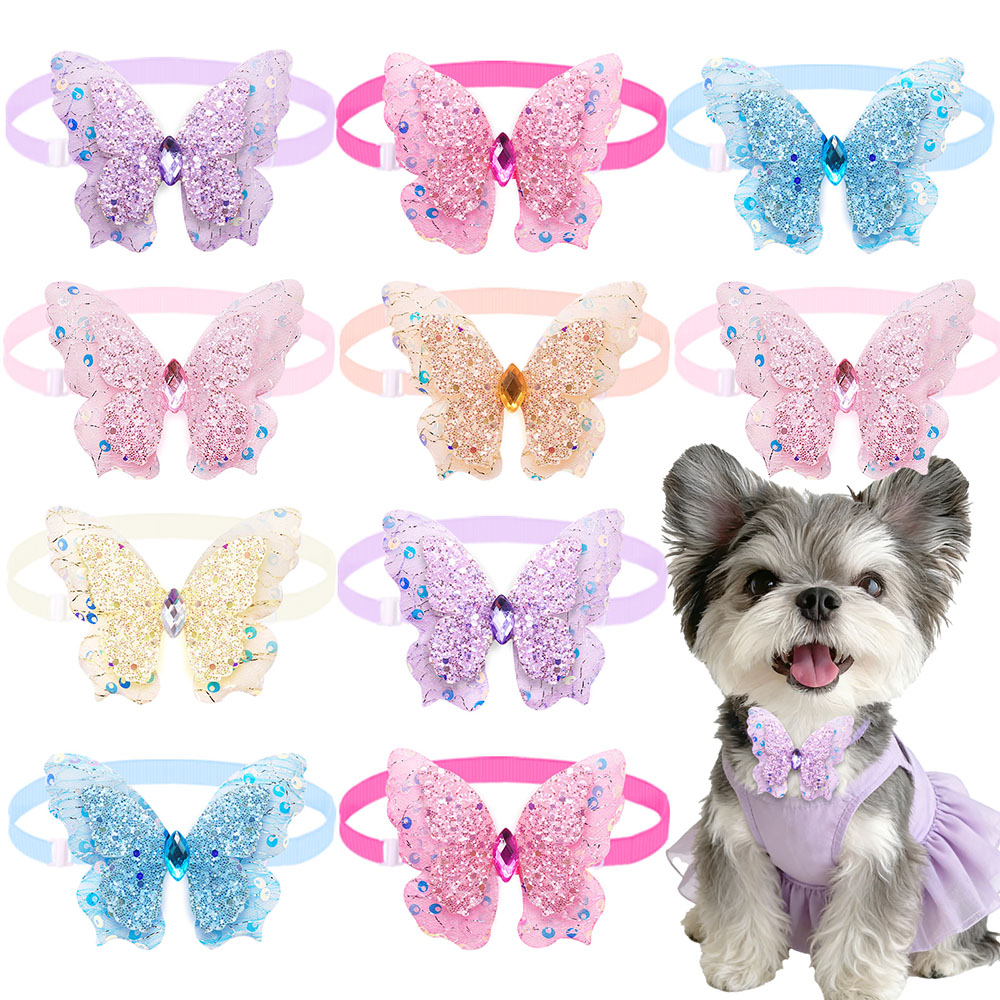 Pet Supplies Coupon - 50 Buah Dasi Kupu-kupu Anjing Musim