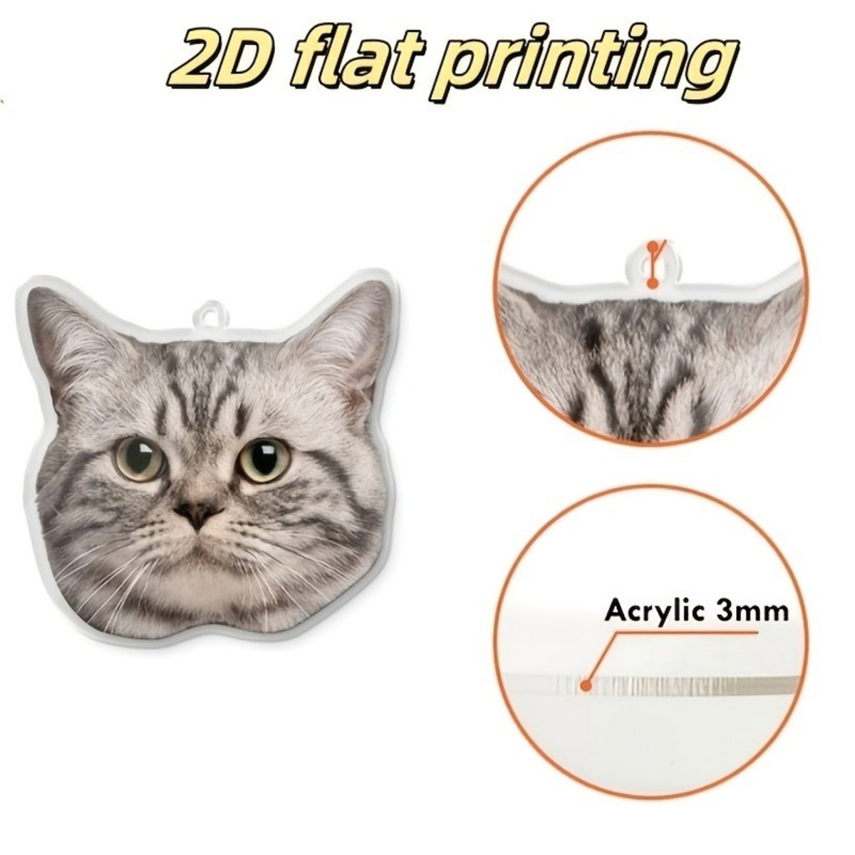 Gantungan Kunci Foto Kustom –  - Pet Supplies Outlet ulasan dan harga