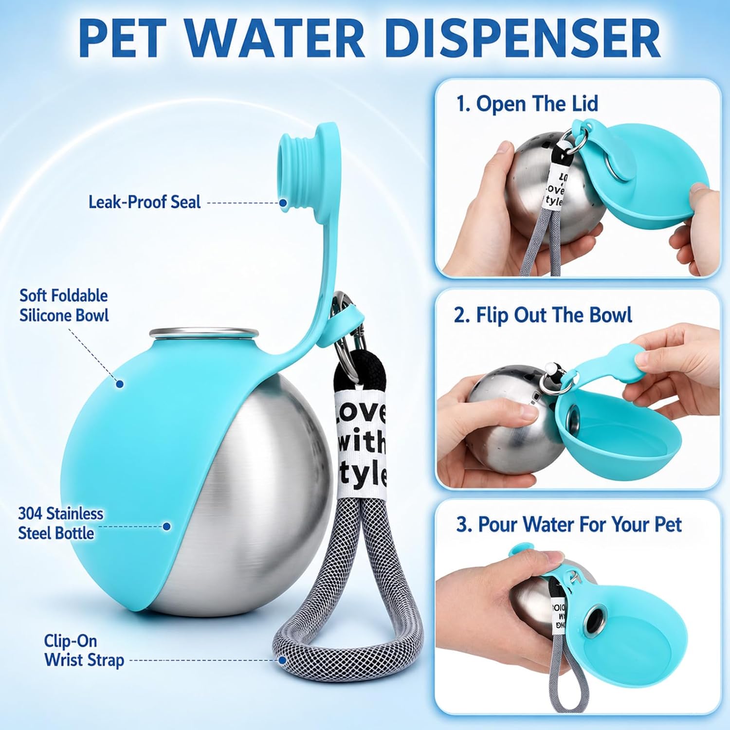 Botol Air Anjing Portabel Untu - Pet Supplies Coupon ulasan dan harga